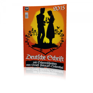Deutsche Schrift 2015 - Scherenschnittkalender