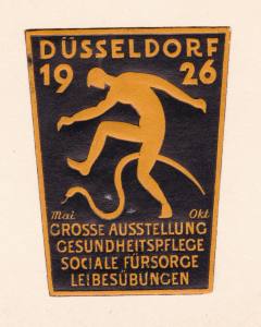 Düsseldorf 1926 (GeSoLei) Reklamemarke - Große Ausstellung für Gesundheitspflege