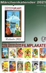 Märchenkalender 2021 (Wandkalender DIN A4) Filmplakate von Fritz Genschow