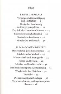 Finis Germania (Buch) Rolf Peter Sieferle