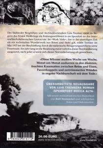 Sperrfort Verle (Buch) Autobiografischer Roman über die Alpenfront im Ersten Weltkrieg