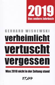 verheimlicht - vertuscht - vergessen 2019 (Buch) Gerhard Wisnewski